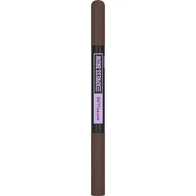 Maybelline New York Express Brow Satin Duo Automatic Eyebrow Pencil 04 Dark Brown