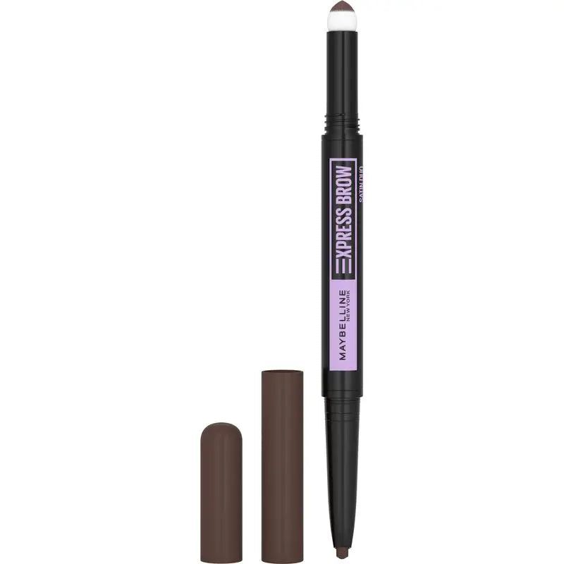 Maybelline New York Express Brow Satin Duo Automatic Eyebrow Pencil 04 Dark Brown