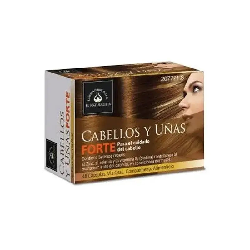 El Naturalista Cabello Y Uñas Forte , Complemento Alimenticio, 48 Cápsulas 