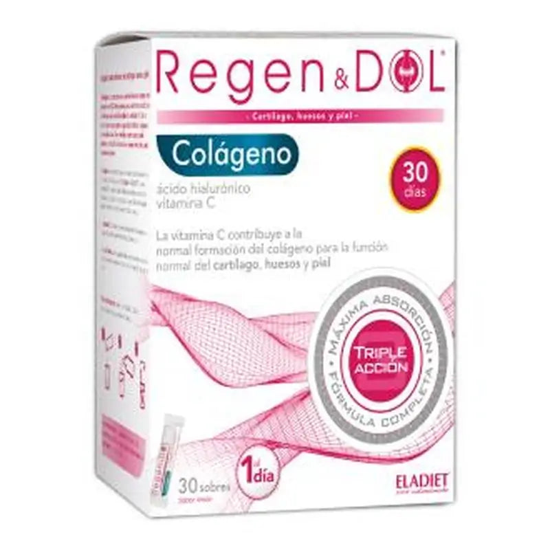 Eladiet Regen & Dol Amp Colageno Sabor Limon, 30 Sbrs.