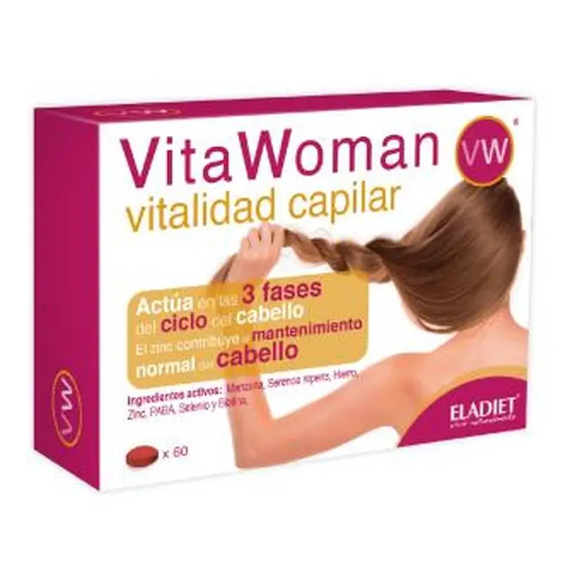 Eladiet Vita Woman Vitalidad Capilar 60Comp.