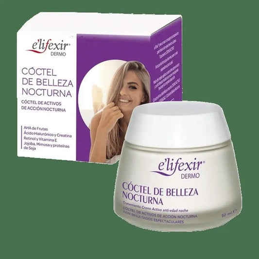 Elifexir Dermo Crema Coctel Belleza Nocturna 50Ml.