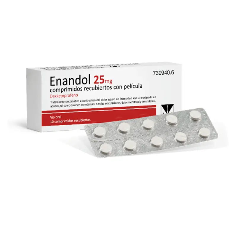 Enandol 25 mg, 10 Film-coated Tablets