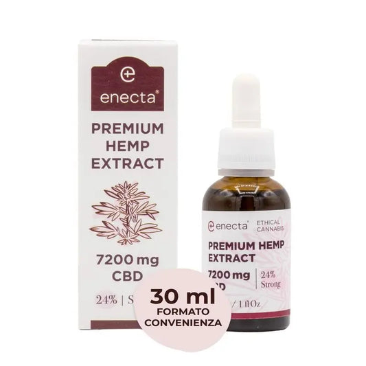 Enecta Aceite Enecta Premium Hemp Extract 24% (7200 Mg - 30 Ml) - Formato Ahorro