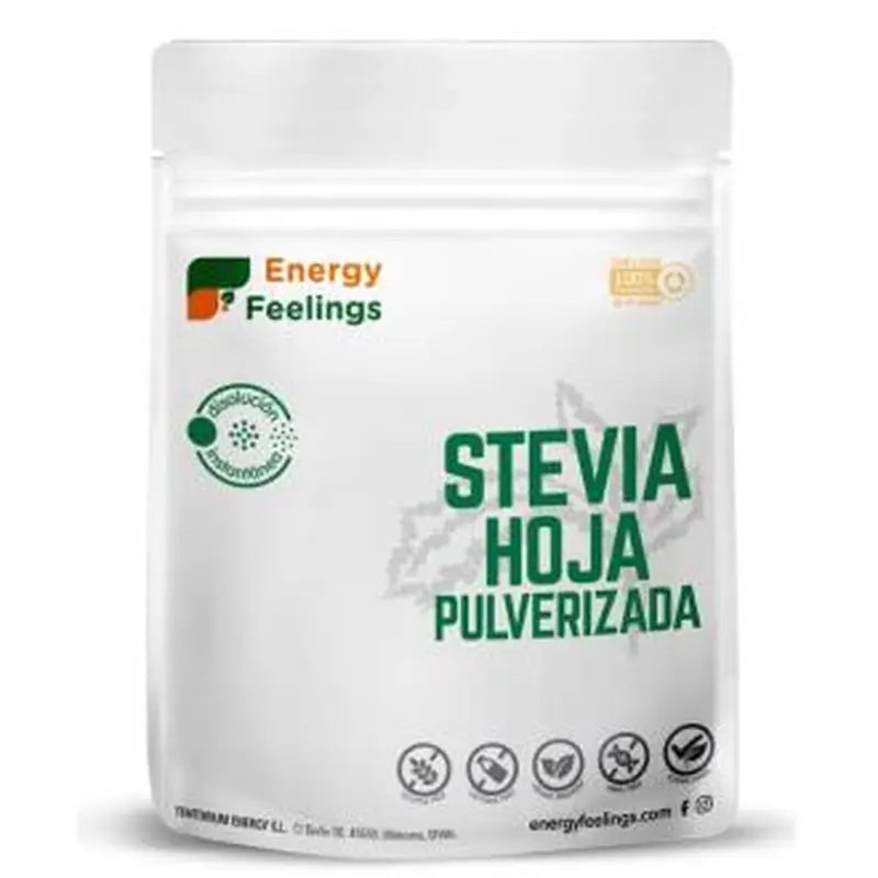 Energy Feelings Estevia Hoja Pulverizada 100Gr. Vegan Sg