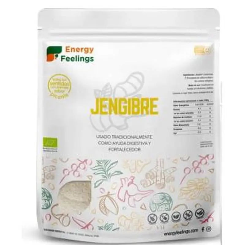 Energy Feelings Jengibre Polvo 1Kg. Eco Vegan Sg