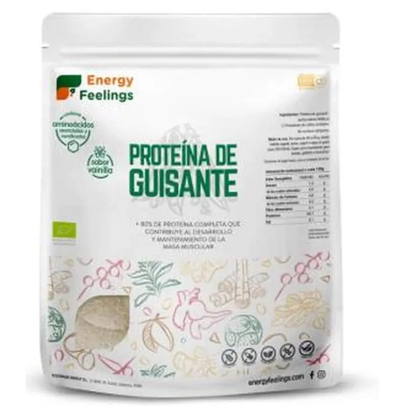 Energy Feelings Proteina De Guisante Vainilla 1Kg. Eco Vegan Sg