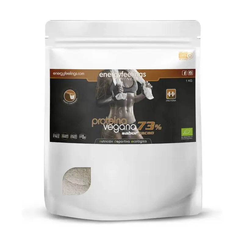 Energy Feelings Vegan Protein 70% Cocoa 1Kg. Eco Vegan