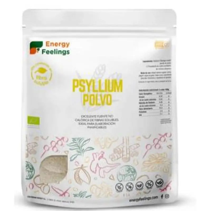 Energy Feelings Psyllium Polvo 500Gr. Eco Vegan Sg