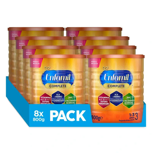 Enfamil Complete 3 Growing-Up Milk, 8X800 g