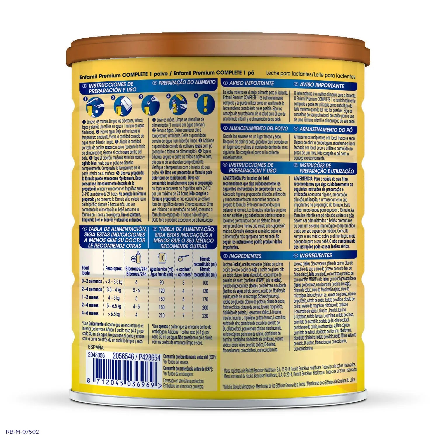 Enfamil Complete 1, 800 gr