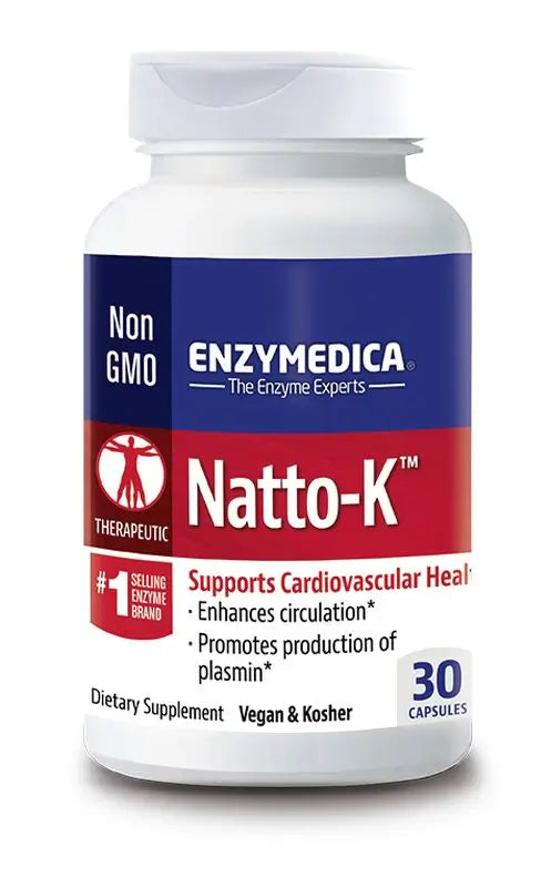 Enzymedica Natto - K, 30 Cápsulas