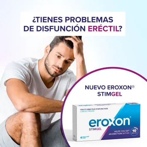 Eroxon Stimgel Erectile Dysfunction Gel, 4 single dose tubes