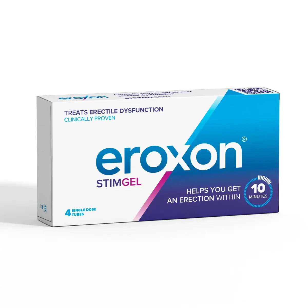 Eroxon Stimgel Erectile Dysfunction Gel, 4 single dose tubes