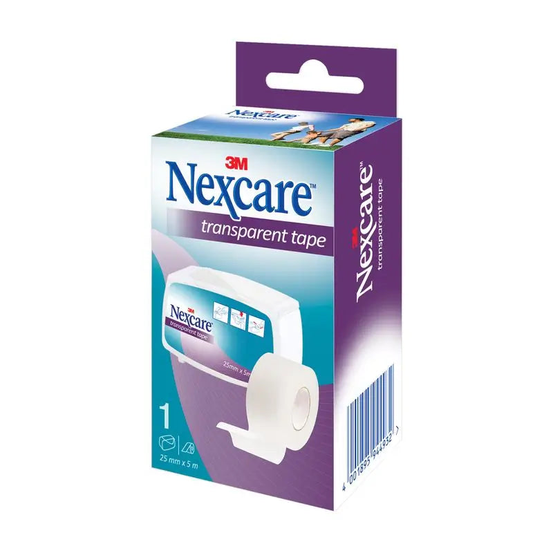 3M Nexcare Esparadrapo Transparente 5 M x 2,5 cm