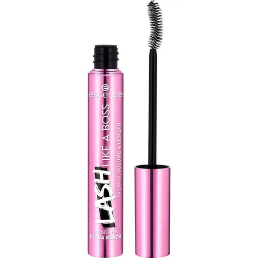 Essence Lash Like A Boss Máscara De Pestañas Ultranegra Volumen Y Longitud Al Instante, 9,5 ml