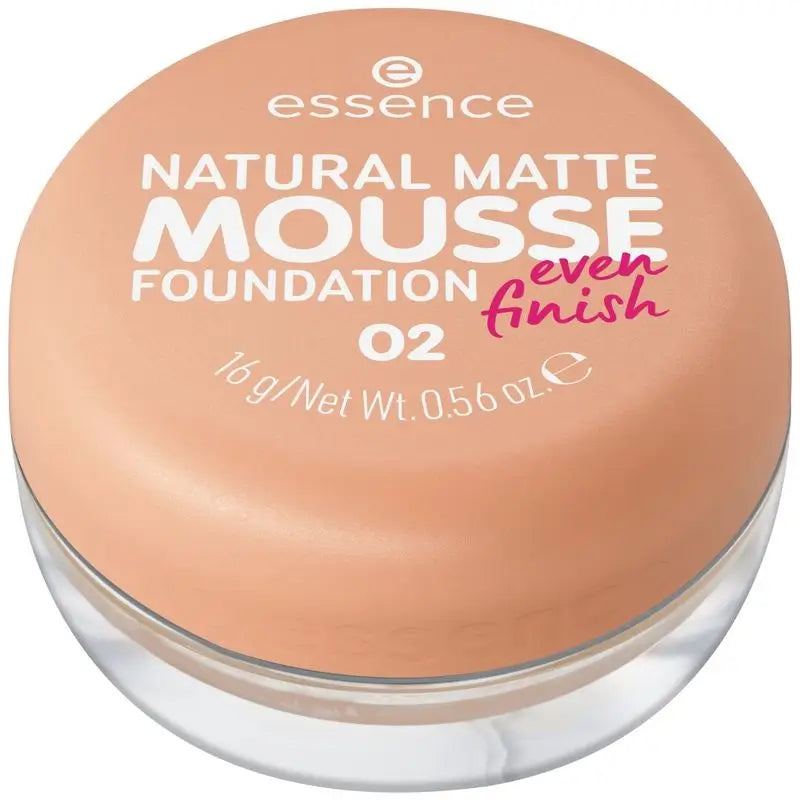 Essence Makeup In Mousse Natural Matte Mousse Foundation 02, 16 gr