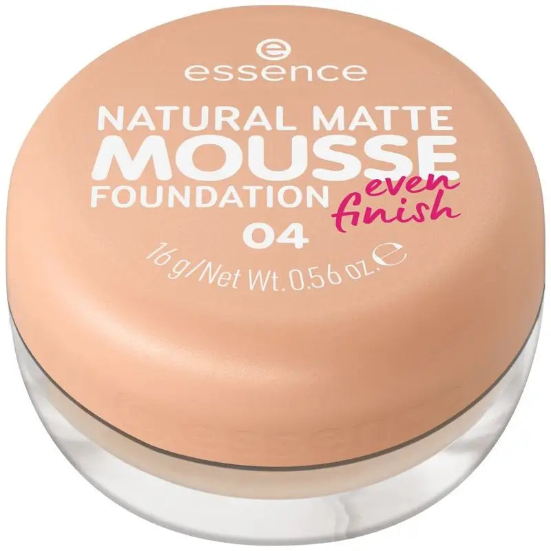 Essence Makeup In Mousse Natural Matte Mousse Foundation 04, 16 gr