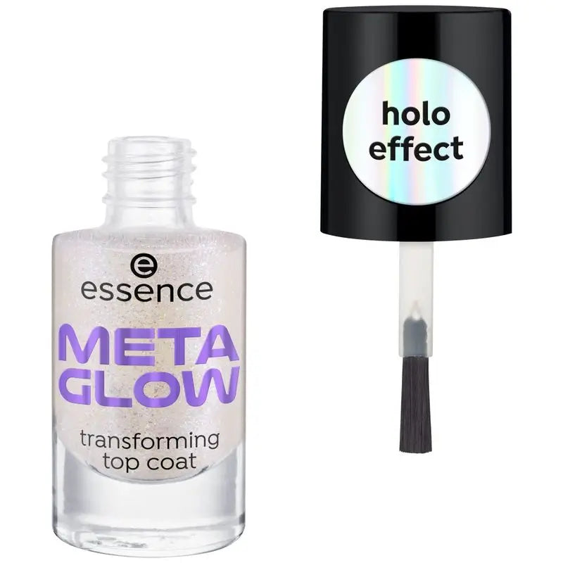 Essence Top Coat Meta Glow, 8 ml