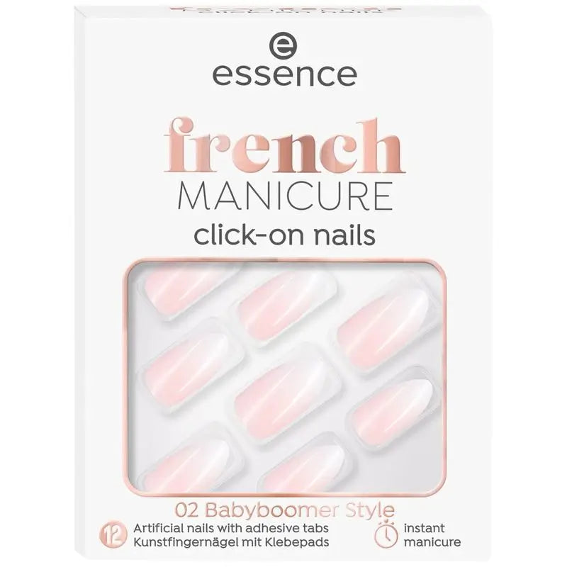 Essence Artificial Nails Click-On French Manicure 02, 12 units