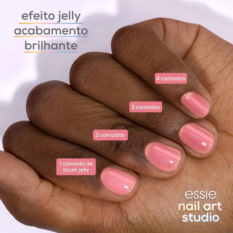 Essie Jelly Collection Limited Edition Limited Edition Shimmer Gel In Blush Jelly Shade