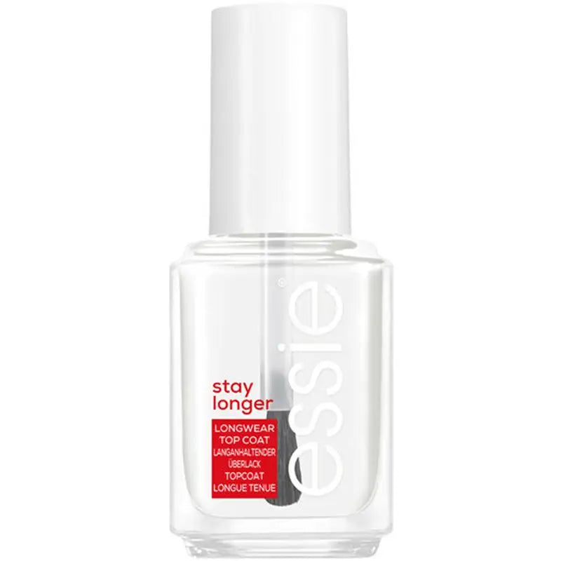 Essie Stay Longer Nail Top Coat, Long Lasting Up to 7 Days, Fast Drying