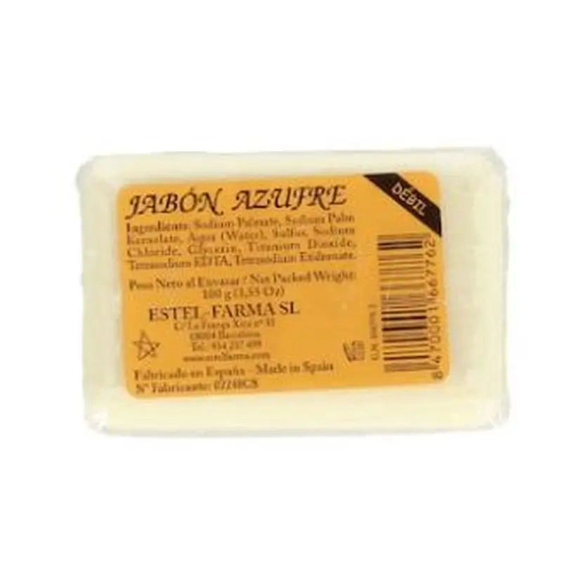 Estel-Farma Jabon Azufre Debil 5 100Gr