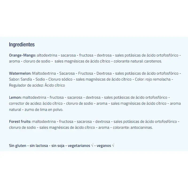 Etixx Isotonic Powder Orange-Mango 12Sbrs.