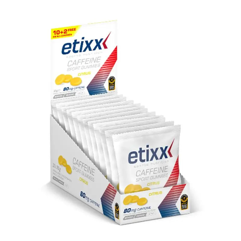 Etixx Sport Gummies Caffeine Citrus 12Uds.