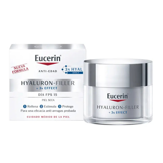 Eucerin Hyaluron Filler Día Piel Seca, 50 ml