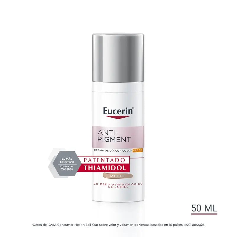 Eucerin Anti-Pigment Day Cream SPF30 With Colour, 50ml