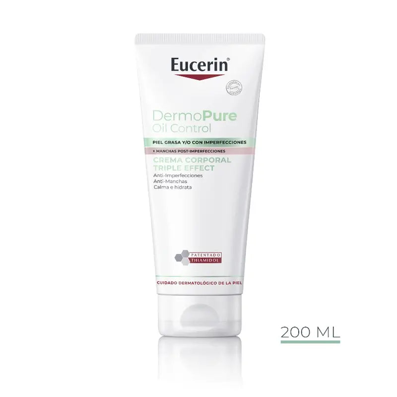 Eucerin Dermopure Triple Effect Body Cream, 200Ml