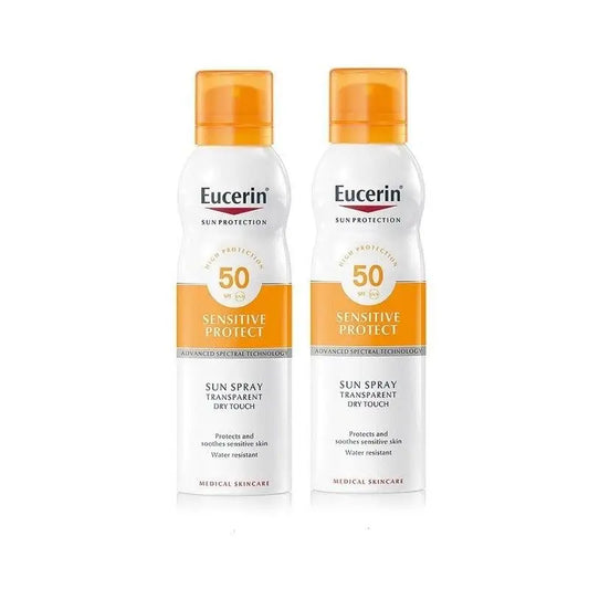 Eucerin Duplo Oil Control Dry Touch Clear Spray SPF 50, 2x200ml