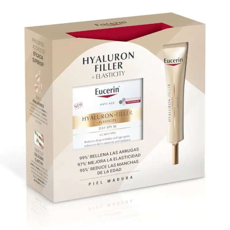 Eucerin Pack Hyaluron Filler Elasticity Day Cream Spf30 50Ml + Eye Contour 15Ml