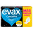 Evax Cottonlike Night Pads With Wings , 18 units