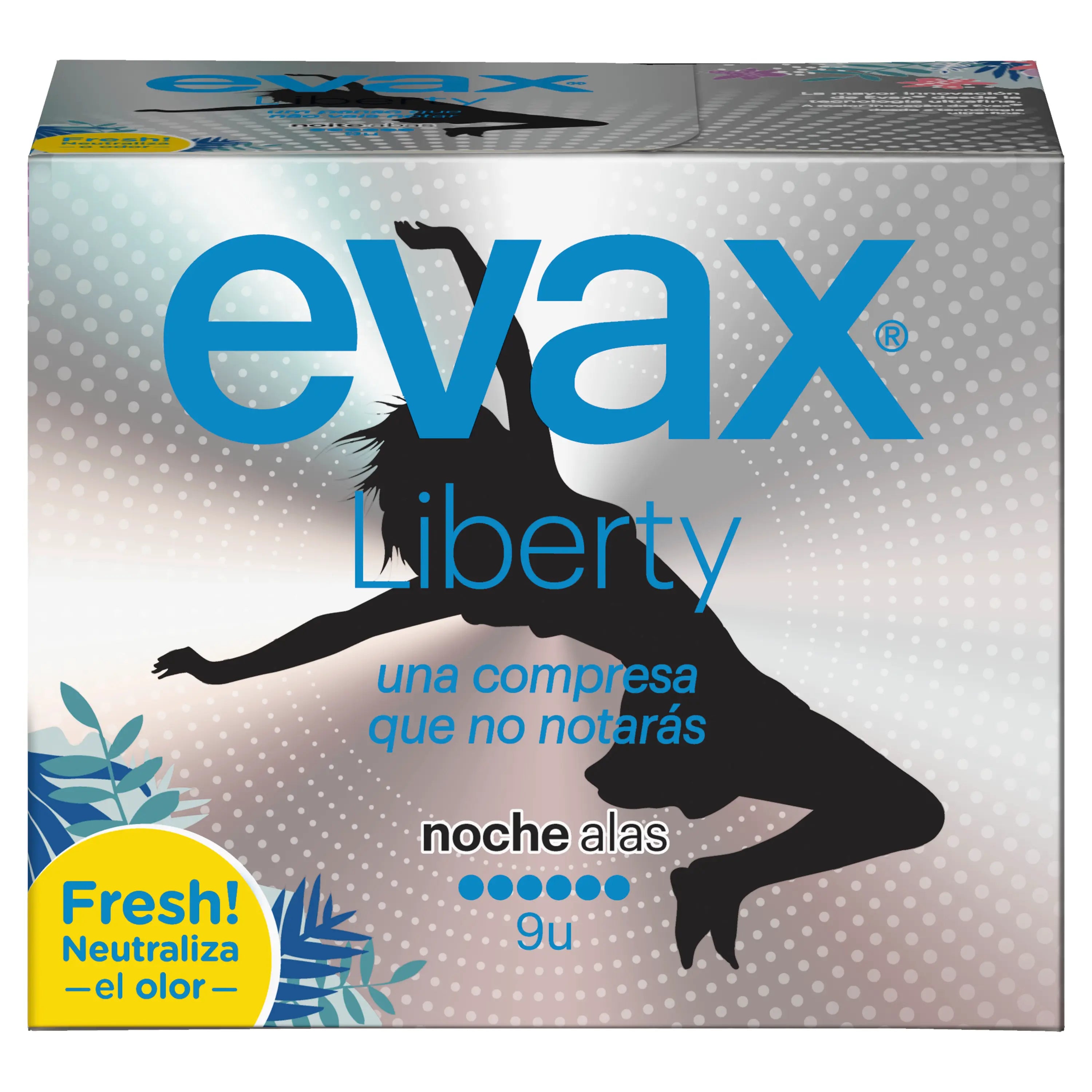 Evax Liberty Night Pads With Wings , 9 units