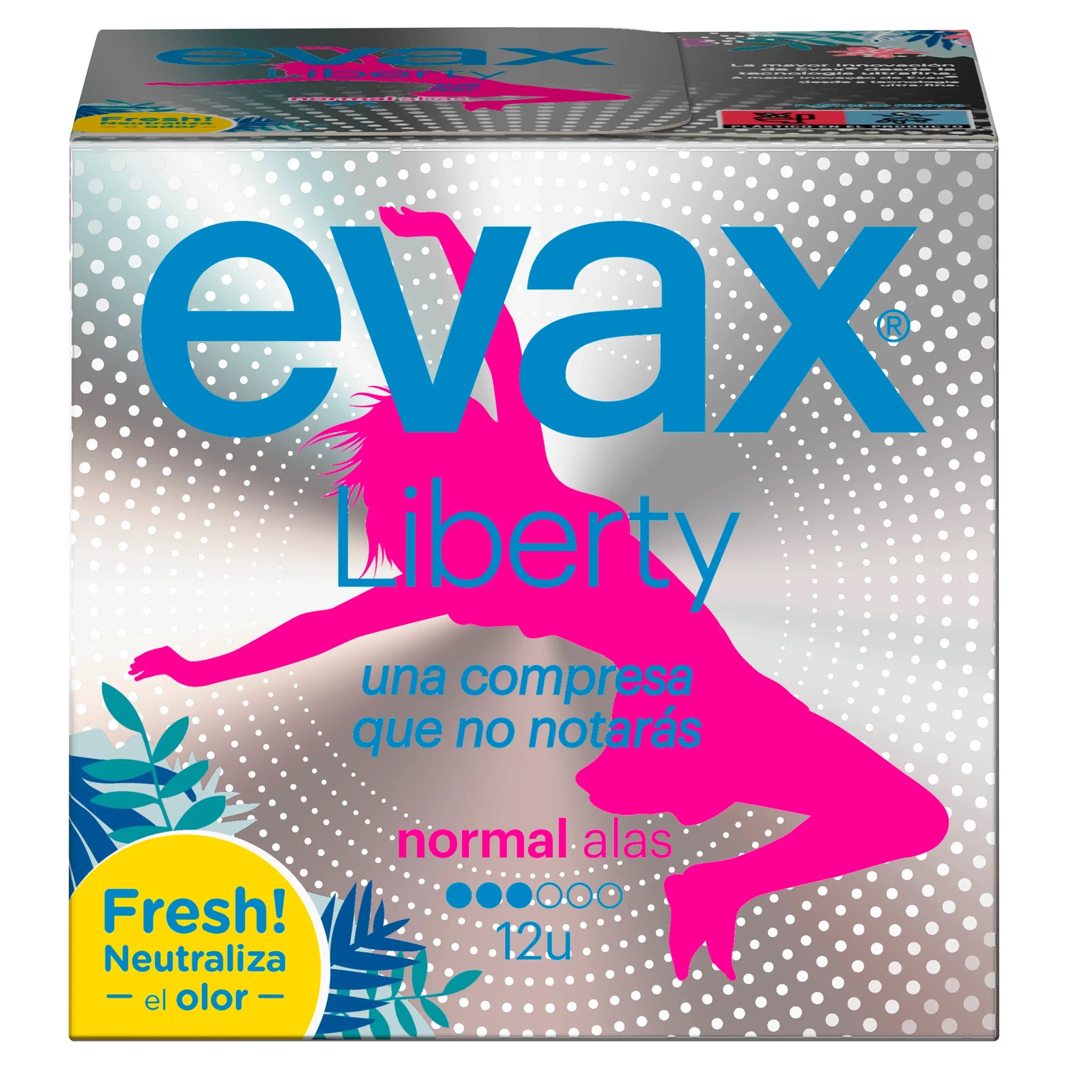 Evax Liberty Normal Pads With Wings , 12 units