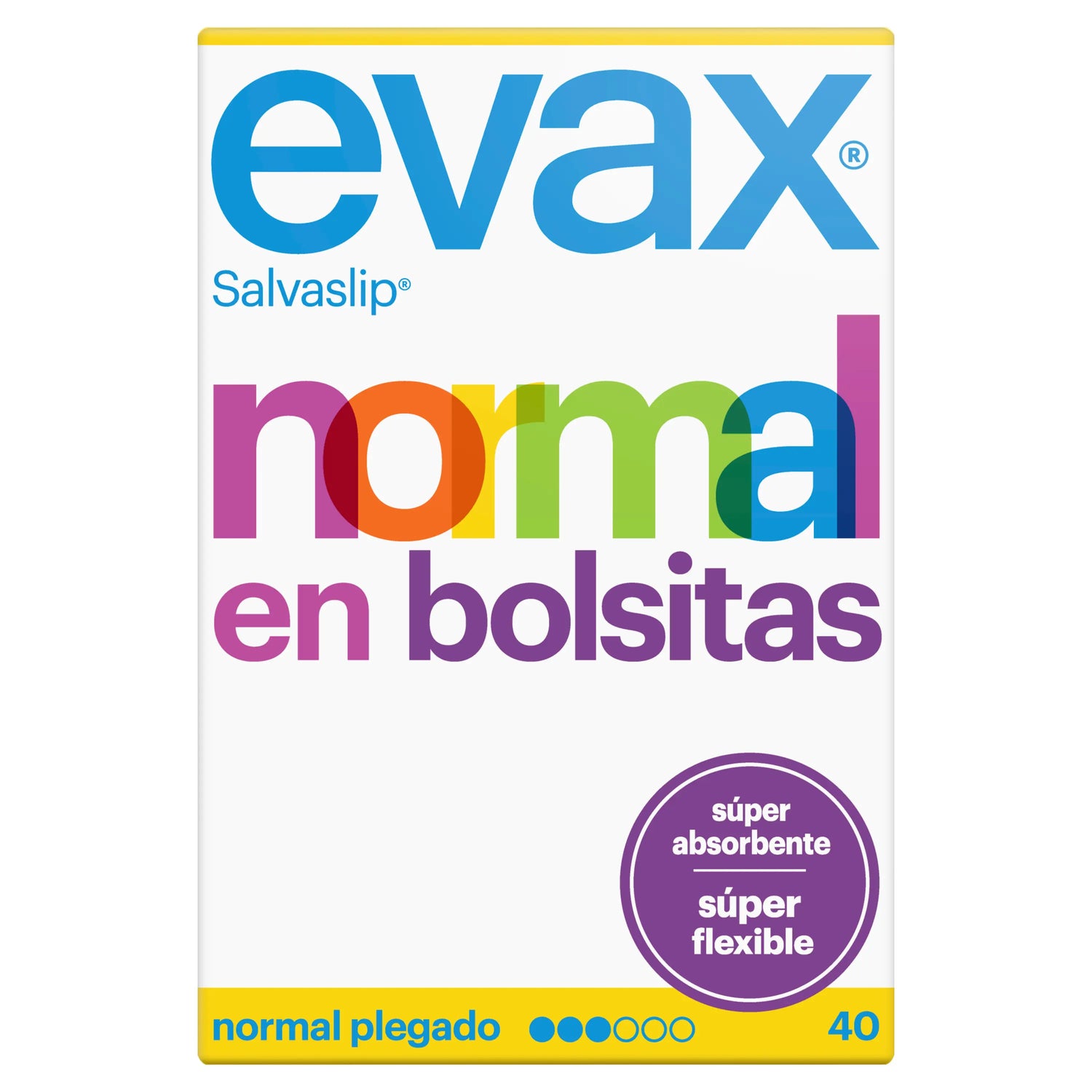 Evax Salvaslip Normal Progeslips , 40 units