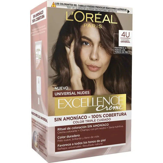 L'Oréal Paris Excell Univ Nudes Brown 4U 550