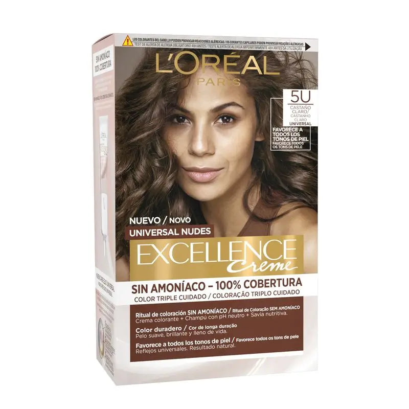 L'Oréal Paris Excell Univ Nudes Lt Brown 5U 550