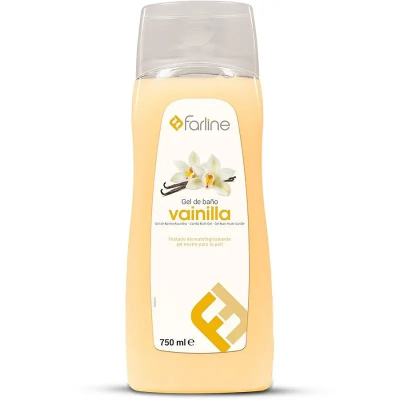 Farline Gel De Baño De Vainilla , 750 ml