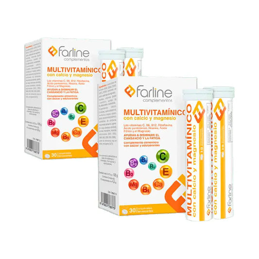 Farline Multiviamin, 2 packs x 30 effervescent tablets