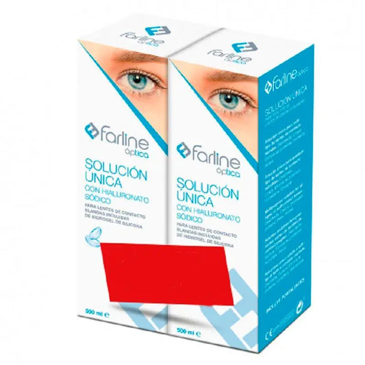 Farline Optical Single Solution, Pack 2 X500 Ml