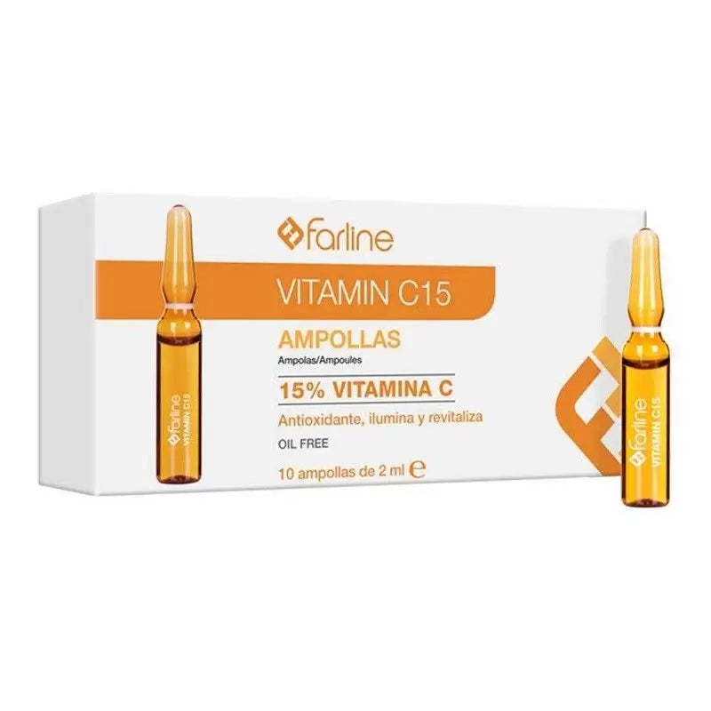 Farline Vitamin C15, 10 ampollas