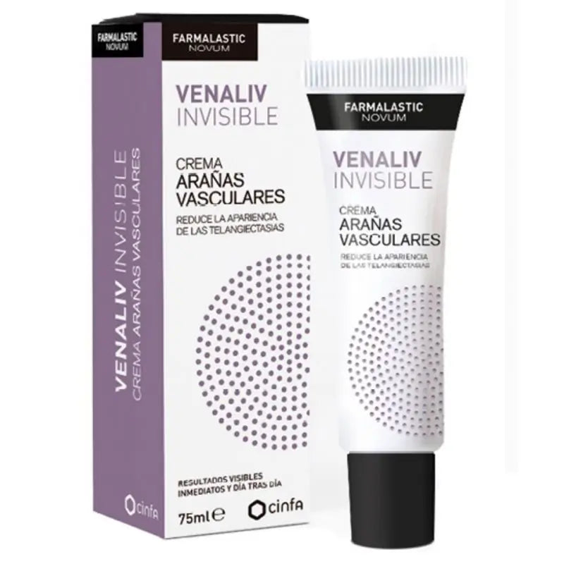 Farmalastic Novum Venaliv Invisible Crema, 75Ml