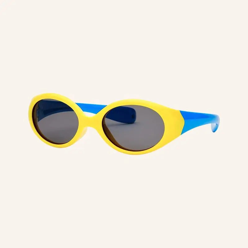 Farmamoda Gafas De Sol Para Niños Polarizadas Amarillo Y Celeste, 25 gr