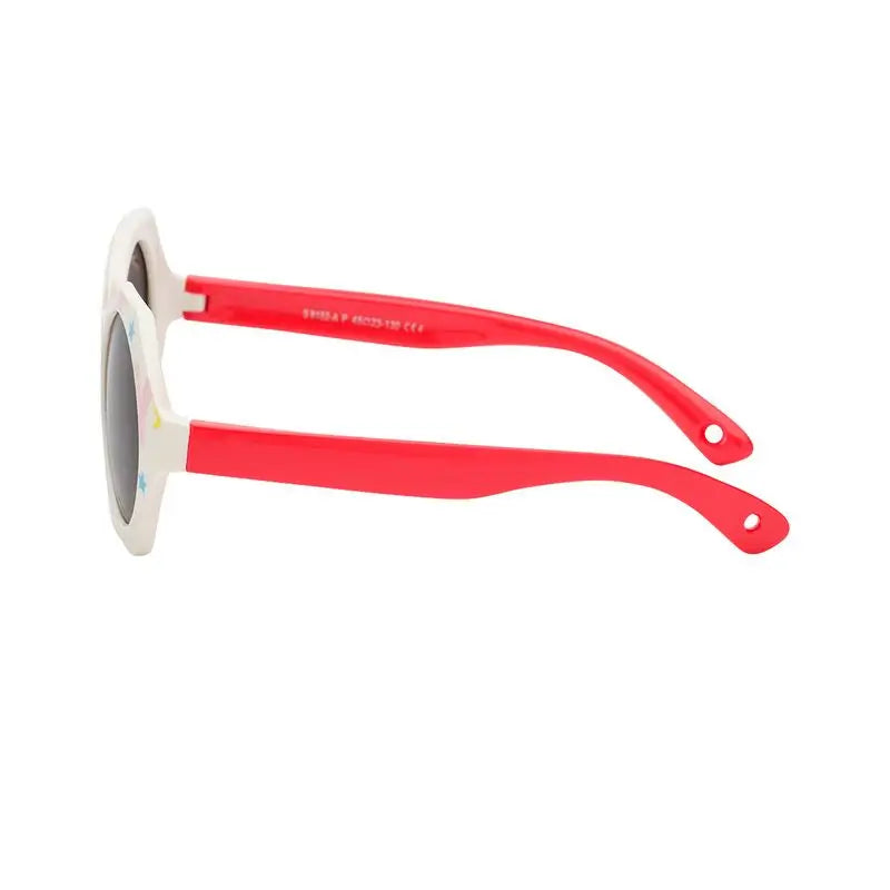 Farmamoda Gafas De Sol Para Niños Polarizadas Blanca Y Roja, 25 gr