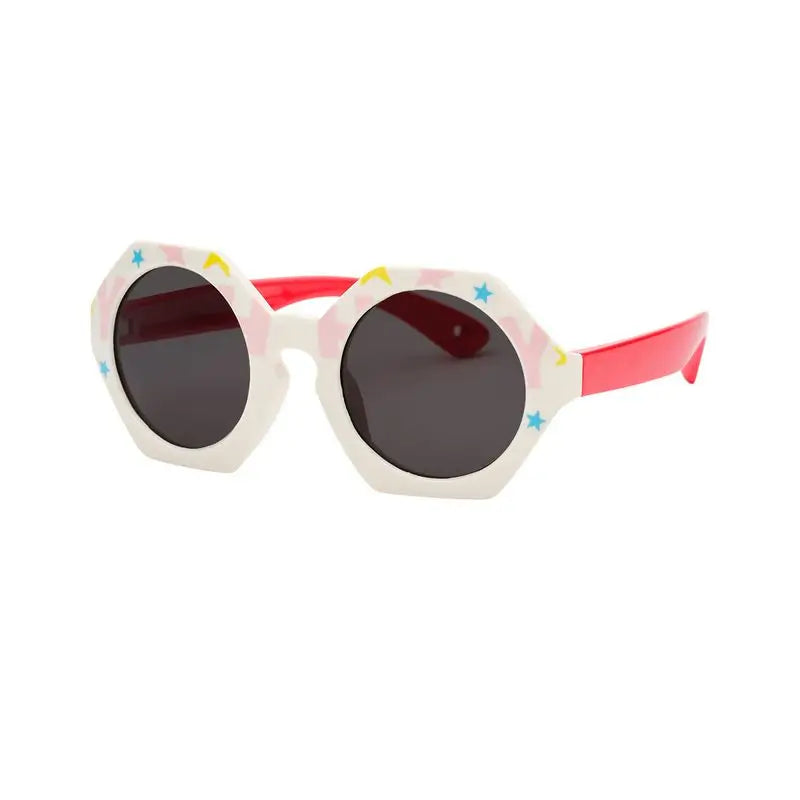 Farmamoda Gafas De Sol Para Niños Polarizadas Blanca Y Roja, 25 gr