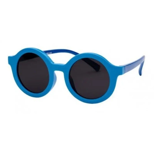 Farmamoda Gafas De Sol redondas para Niños Polarizadas Navy Y Celeste, 25 gr