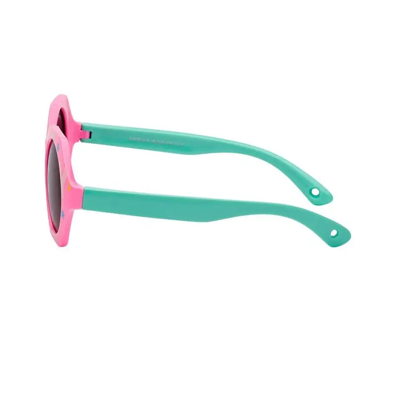 Farmamoda Gafas De Sol Para Niños Polarizadas Verde Y Rosa, 25 gr